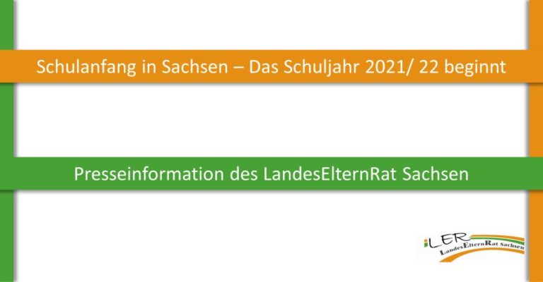  Schulanfang in Sachsen – Das Schuljahr 2021/ 22 beginnt Bildidee 